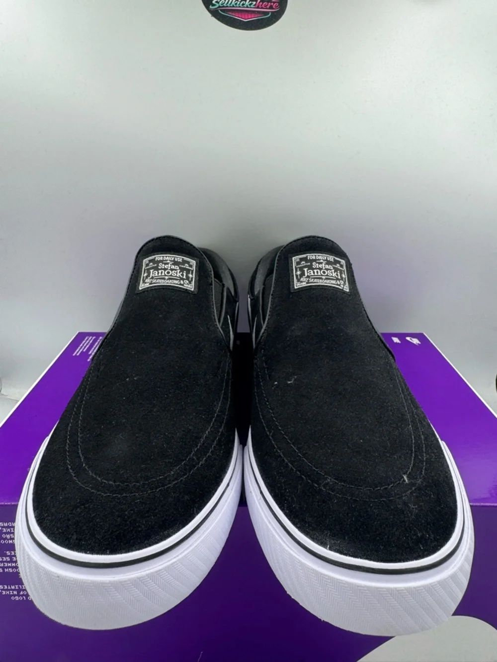 Nike SB Zoom Janoski+ Slip Black White BRAND NEW Multiple Sizes - Picture 3 of 8